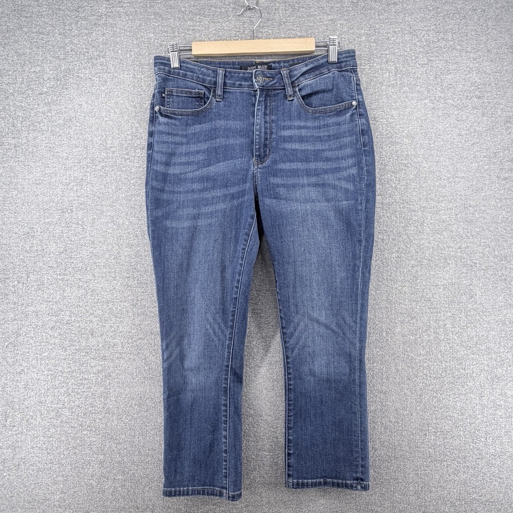 Judy Blue Capri Fit Jeans Women Size 30 Blue Denim Stretch Casual